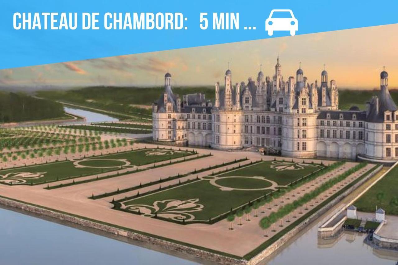 Caporizon-Le Coffre Fort-Le Clos De Chambord Villa Saint-Claude-de-Diray Dış mekan fotoğraf